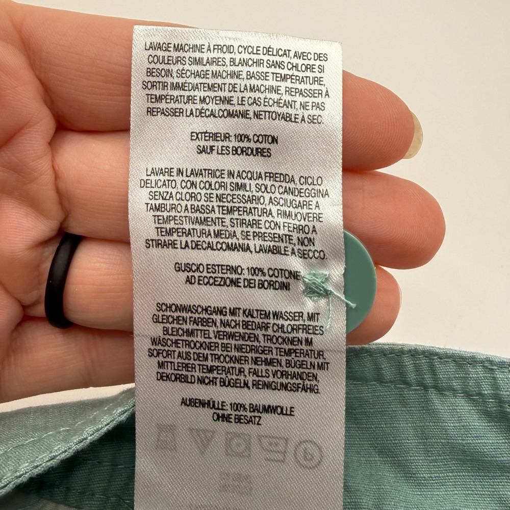 Columbia Womens Sage Green Cotton Canvas Outdoor Hiking‎ Shorts Size 12 - Picture 6 of 9
